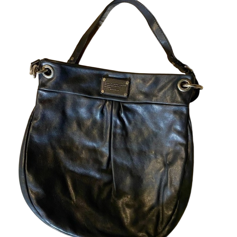 Marc by Marc Jacobs Black Pebble Leather Workwear Bag